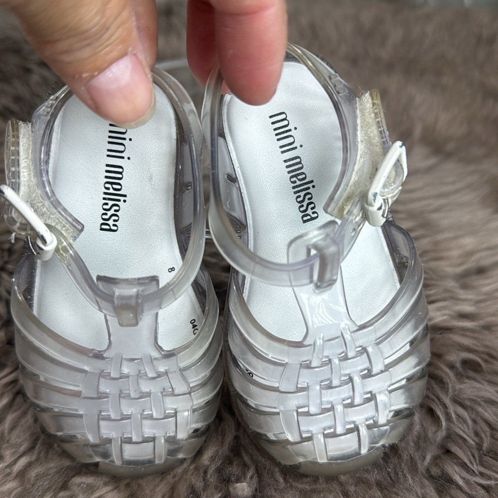 (S4) Mini MelissaBB Possession, MUS Stillerspose Jelly Sandals,Transparente, 5 - Picture 9 of 13